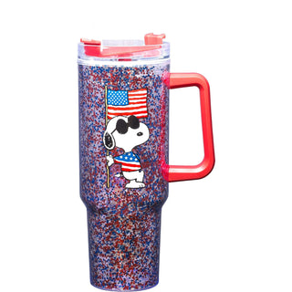 Spoontiques Drinking Cup, 40 Ounces, Snoopy Americana
