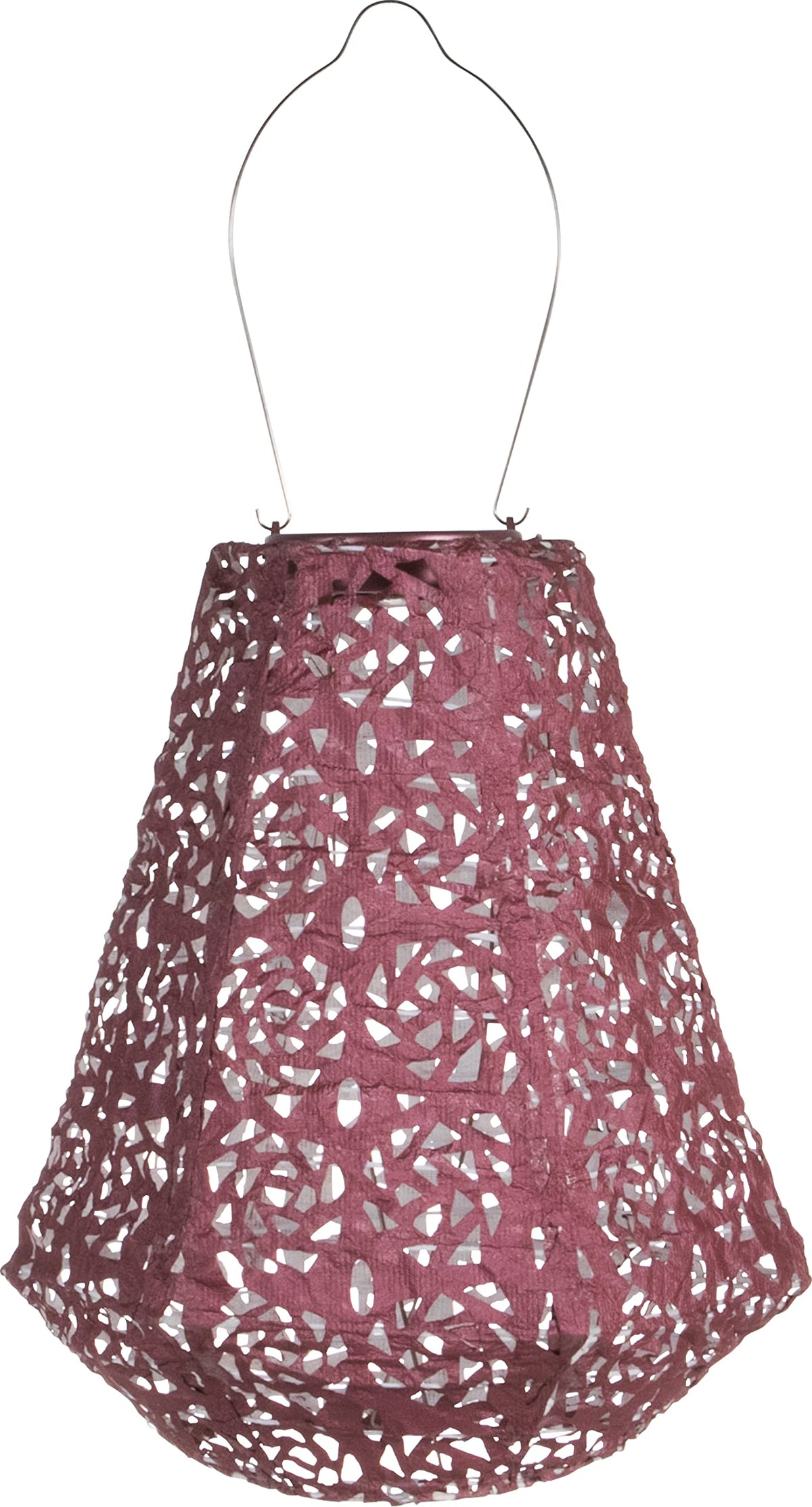 Allsop Electric Lantern, 11X10, Soji Stella Prism Metallic Orchid