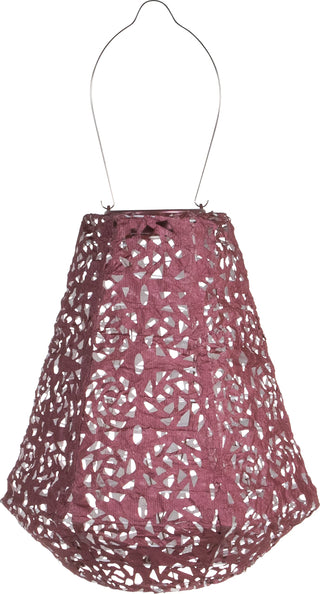 Allsop Electric Lantern, 11X10, Soji Stella Prism Metallic Orchid