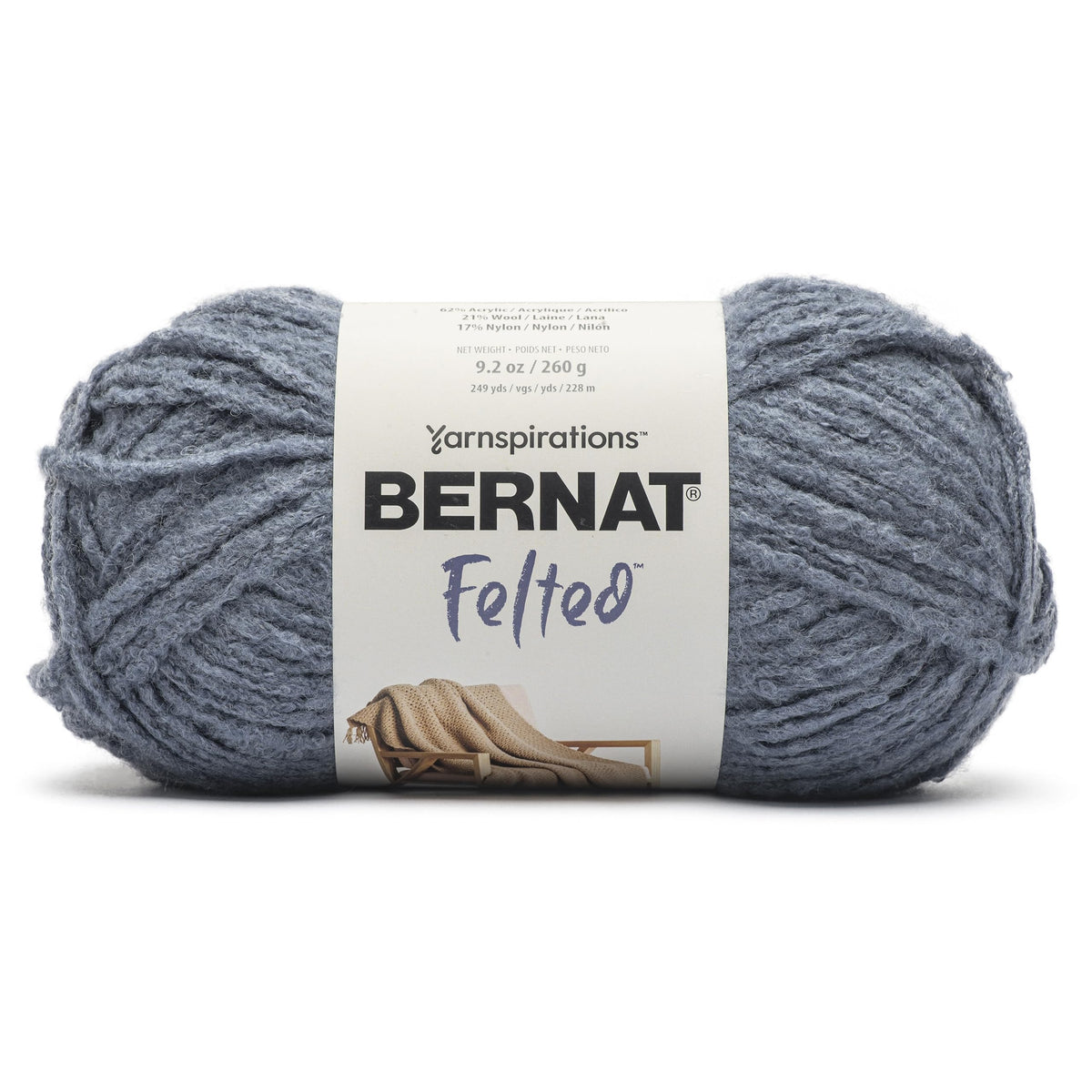Bernat Yarn, Chunky, Storm Blue