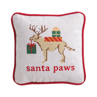 Mud Pie Pillow, 8" x 8", White