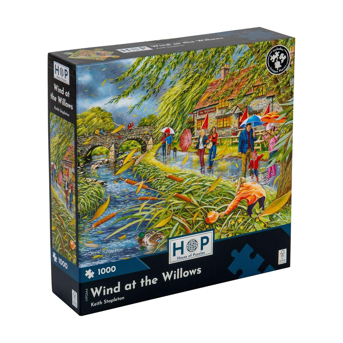 The House of Puzzles Puzzles, 48 x 69 cm, Multicoloured