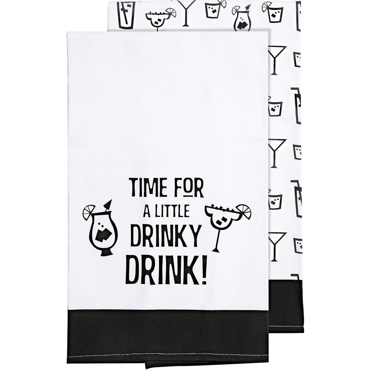 Pavilion Gift Company Towel, Small, Black