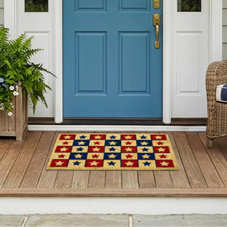 Home Furnishings By Larry Traverso Rug, 1'6" x 2'6" (Rectangular), Tic Tac Toe S