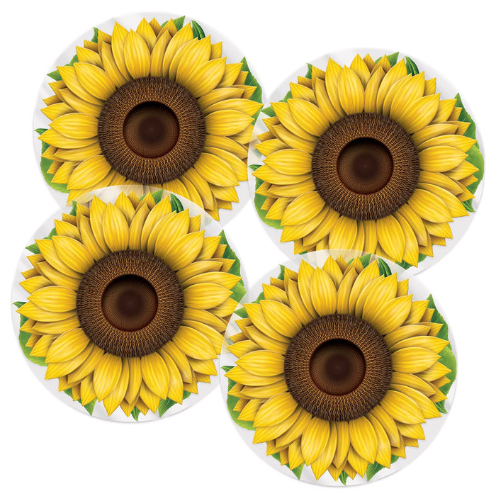 Beistle Placemat, 13", Yellow/Brown/Green
