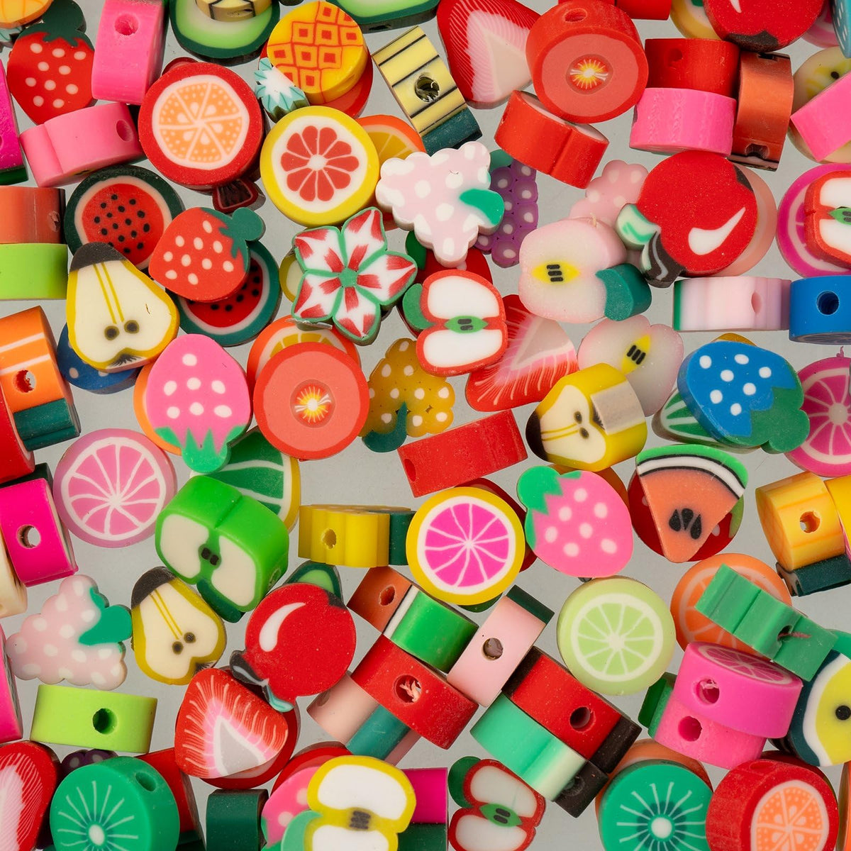 John Bead Craft Bead, 1mm, Fruits Mix