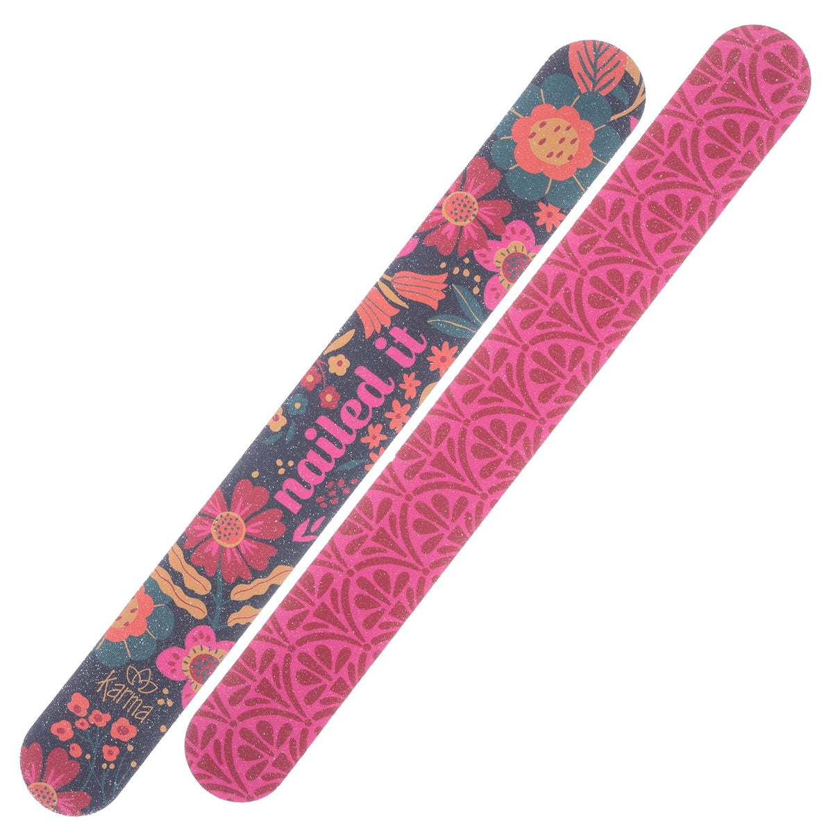 Karma Nail File, 8.5'' x 1'', Retro Floral