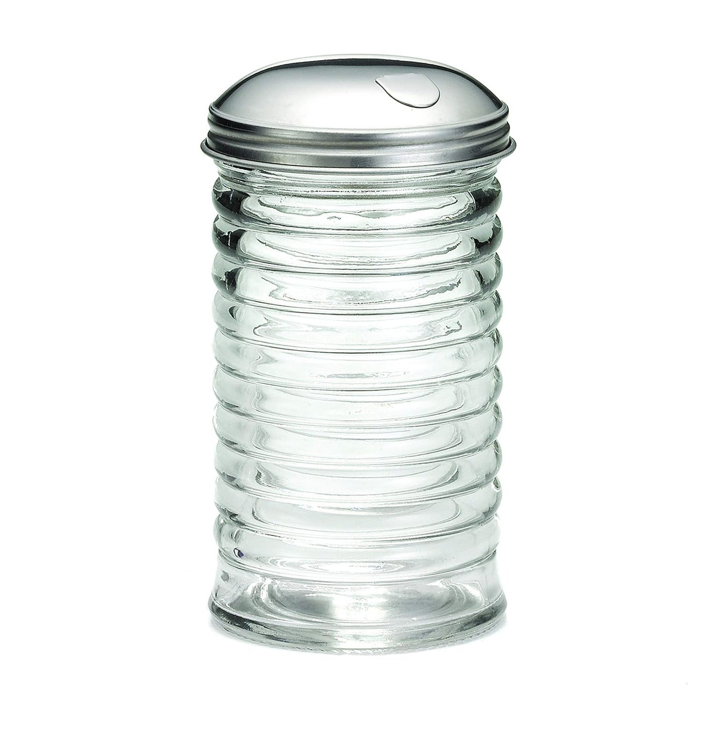 TableCraft Glass Beehive Sugar Pourer w/ Side Flap Cover