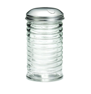 TableCraft Glass Beehive Sugar Pourer w/ Side Flap Cover