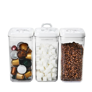 Felli Food Storage Container, 6-inches Height, White