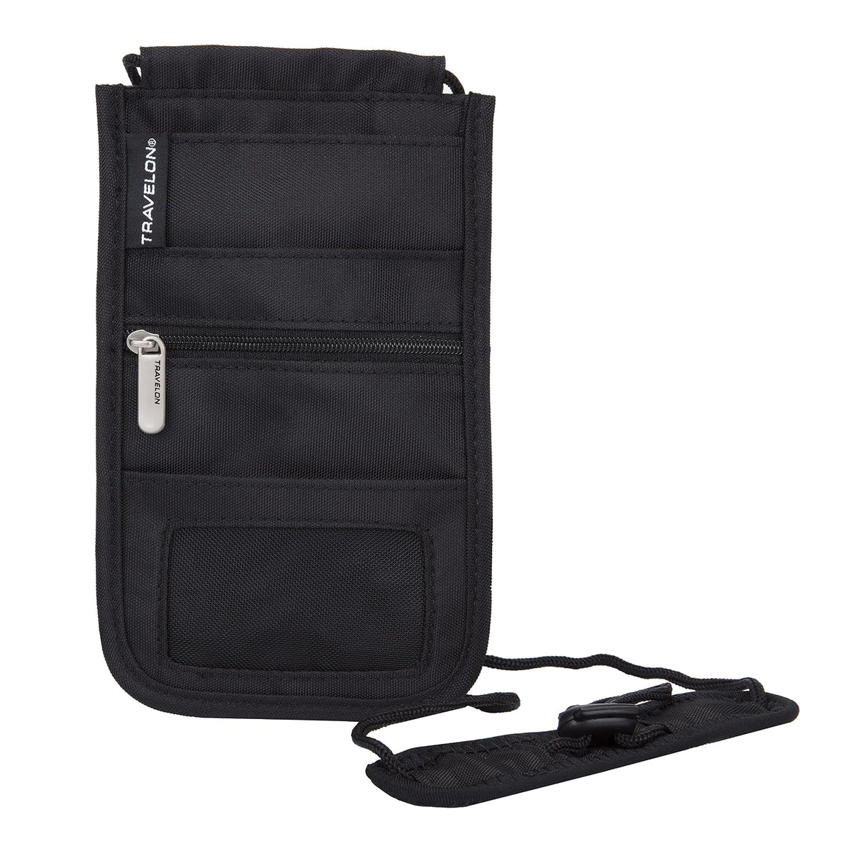 Travelon Luggage RFID Blocking Deluxe Boarding Pouch, Black