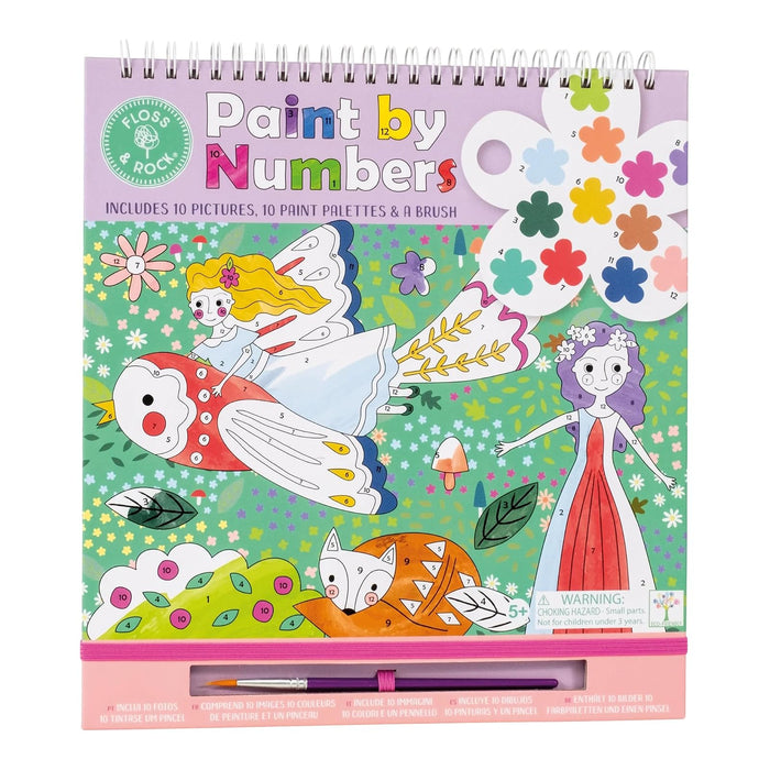 Floss and Rock Paint by Numbers, Fairy Tale, 10.6-inches Length, Educational Activities for Kids