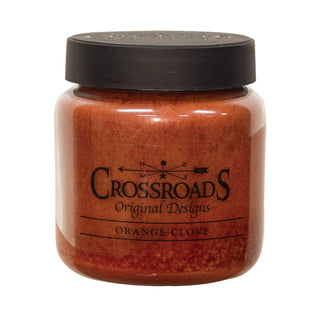CROSSROADS ORIGINAL DESIGNS Candle, 16 ounce, Orange