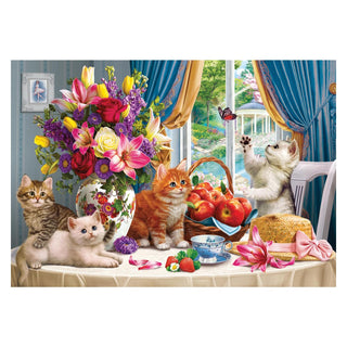 Anatolian Puzzles, 260 Pieces, Fluffy Kittens in the Living Room