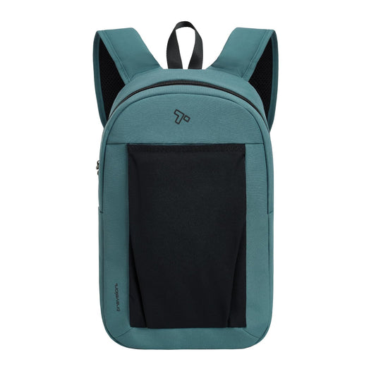 Travelon Anti-Theft The Voyages Small Backpack with XL Water Bottle Pocket — Slate Blue
