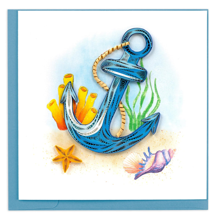 Quilling Card Greeting Card, 6 in. x 6 in., Multi