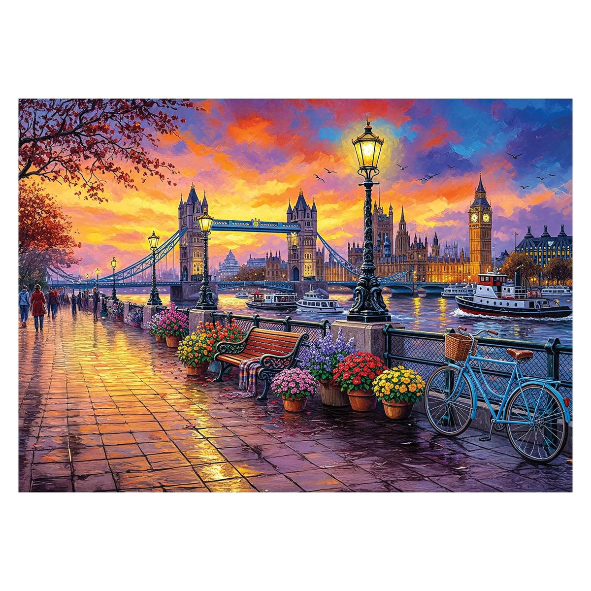 Anatolian Puzzles, 33 x 24 inches, Tower Bridge II