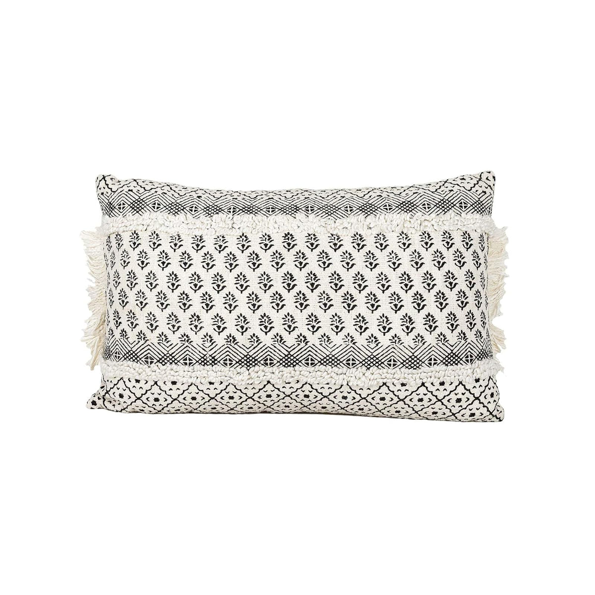 Foreside Home and Garden Pillow, 14" x 22", Multicolor