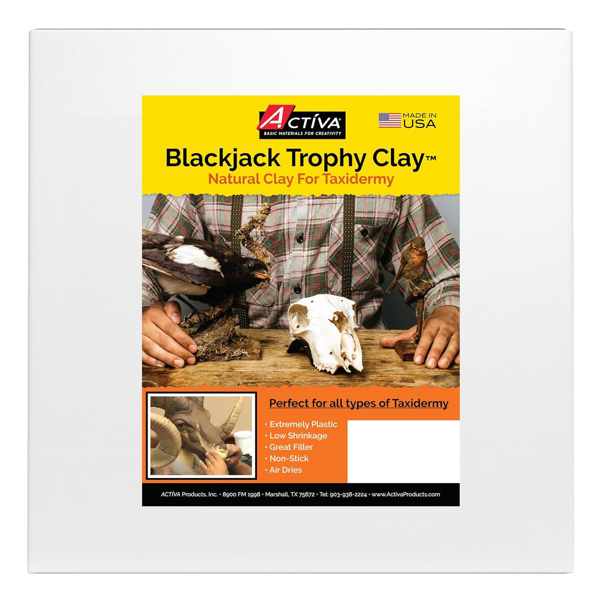 Activa Sculpting Material, 25 lb, Black