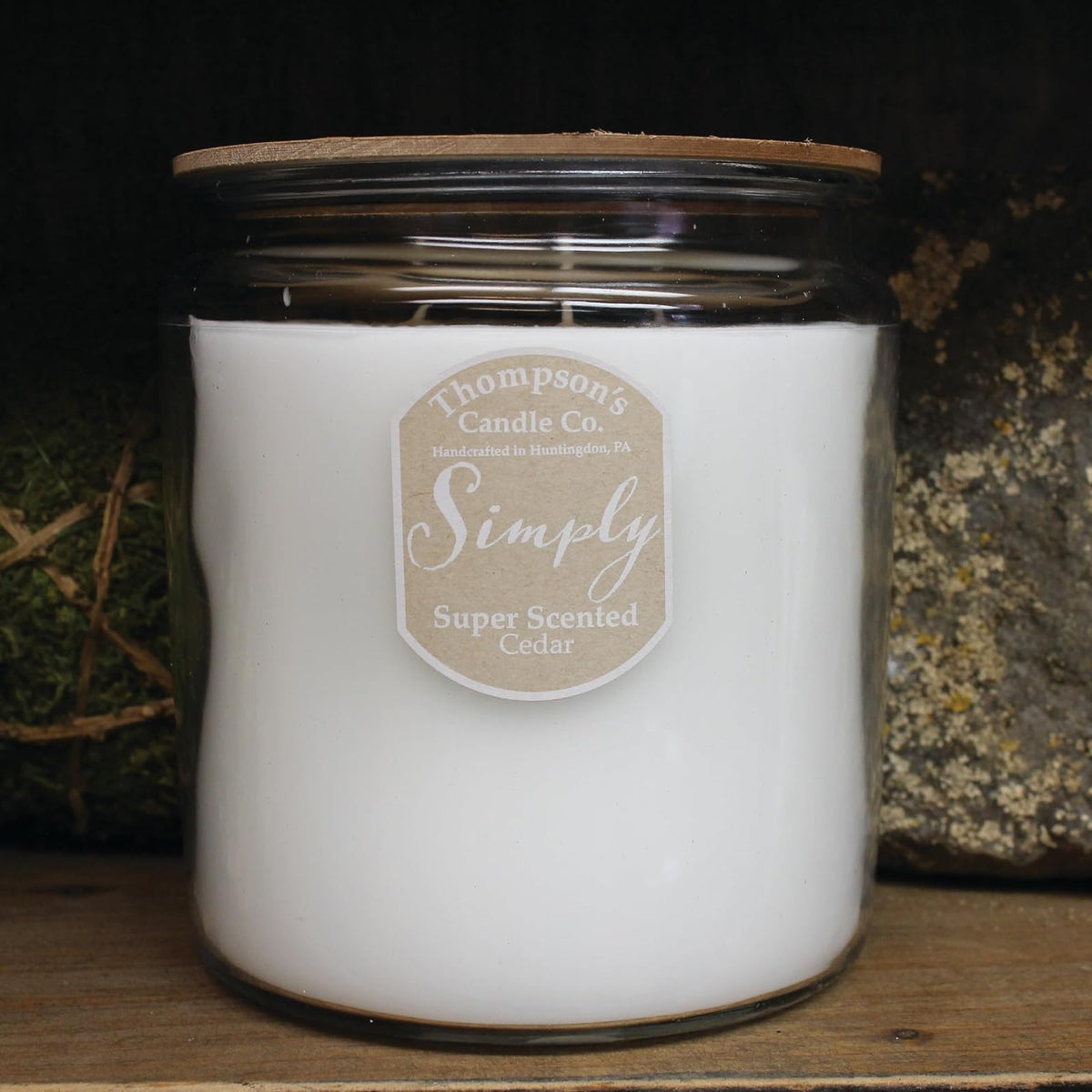 Thompson's Candle Co. Candle, 60 oz, Cedar