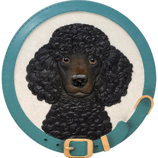 Spoontiques Tile, 9.63" diameter, Poodle