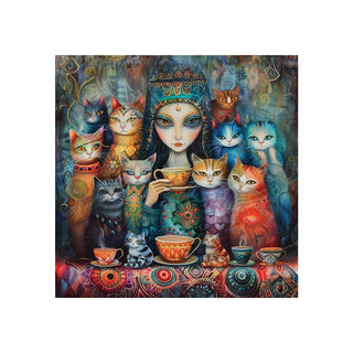 Anatolian Puzzles, 24x24 inches, Magic Eyes
