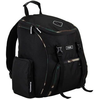 FUEL Oversized Wide Mouth Backpack with Multiple Compartments, Large Storage for Hiking, Work, Classroom, and Traveling - Camo Trim
