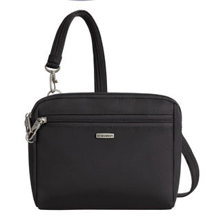 Travelon Women's Classic Convertible Crossbody & Waist Pack Cross Body Bag, Black, One Size