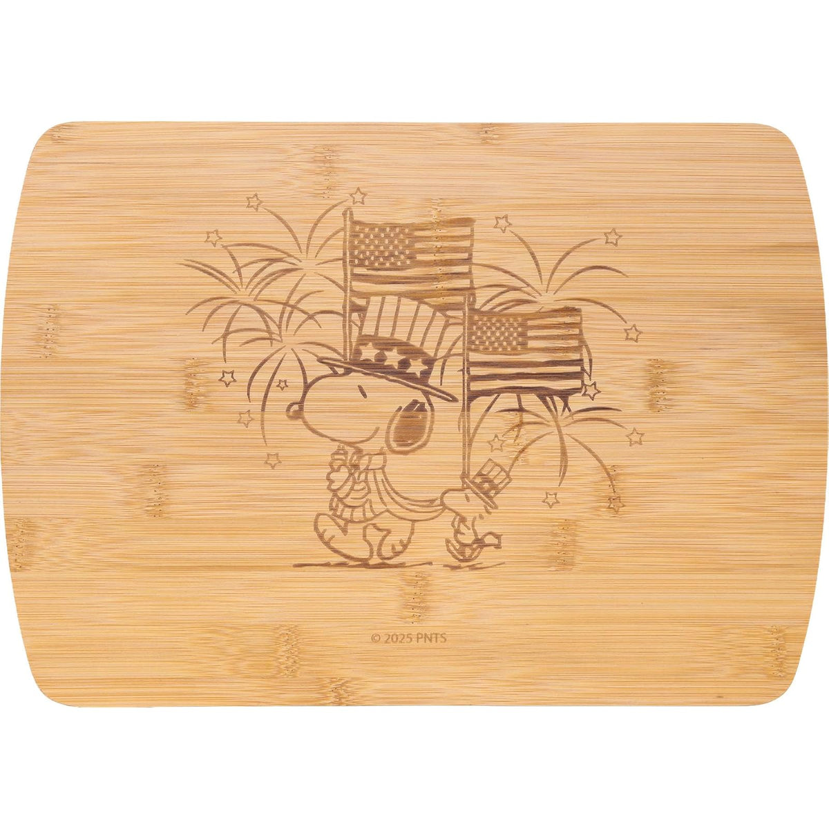 Spoontiques Cutting Board, 13.8"L x 9.8"W, Peanuts Americana