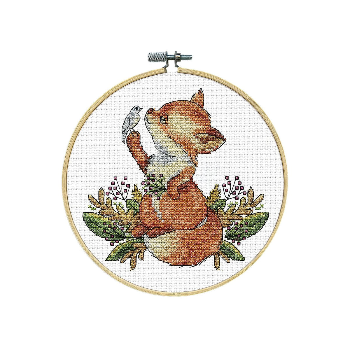 Design Works Crafts Art Craft Kit, By the yard, Fox (11 Count)