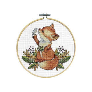 Design Works Crafts Art Craft Kit, By the yard, Fox (11 Count)