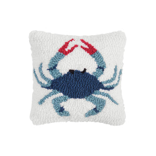 C&F Home Pillow, 8" x 8", Blue & White