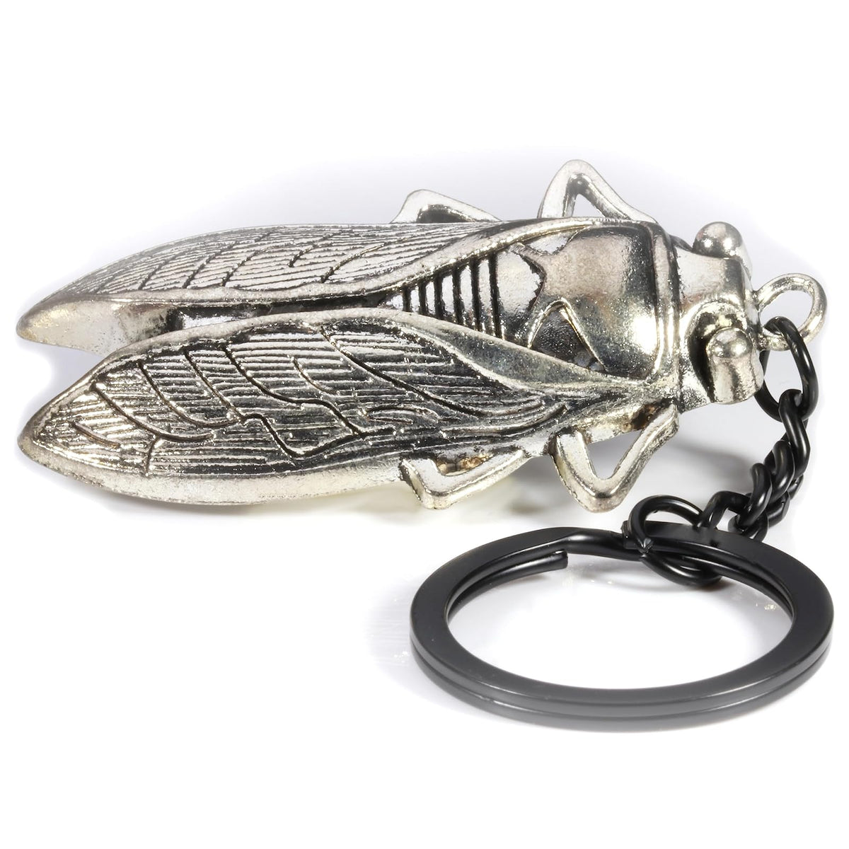 Dave The Bunny Keychain, Medium, Silver