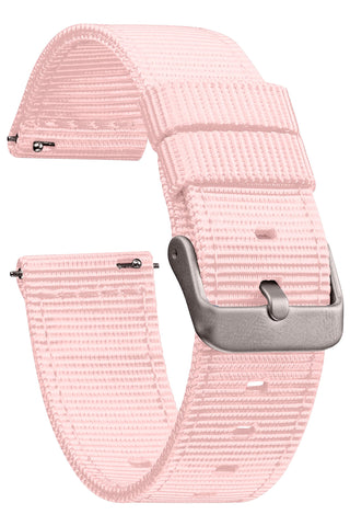 GadgetWraps 22mm Nylon Watch Band Strap with Quick Release Pins – Compatible with Fossil, Pebble, Samsung – 22mm Nylon Watch Band (Pastel Rose, 22mm)
