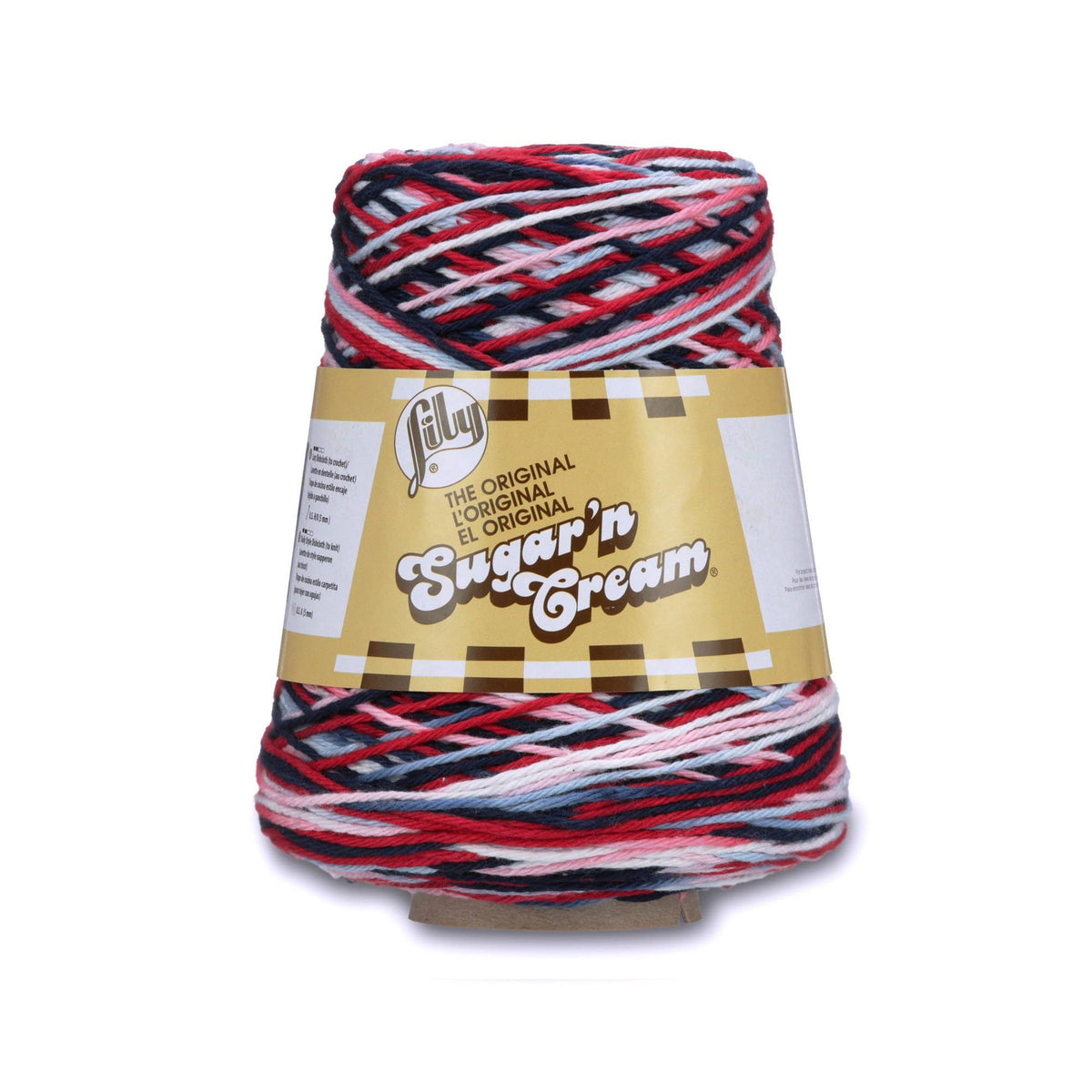 Lily Yarn, 1 Cone (14 oz), Nautical Ombre