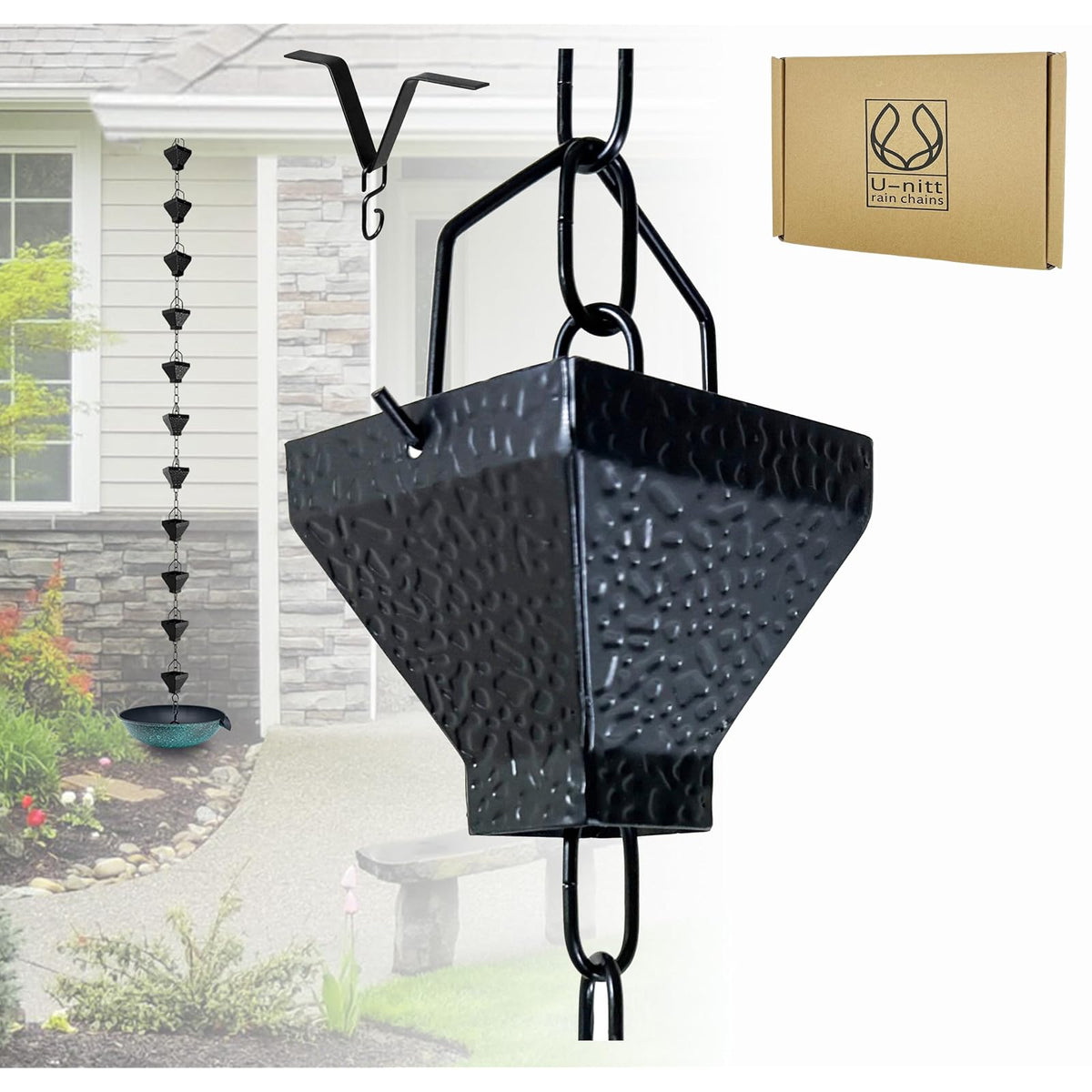 U-nitt Outdoor Living, black: semi-gloss