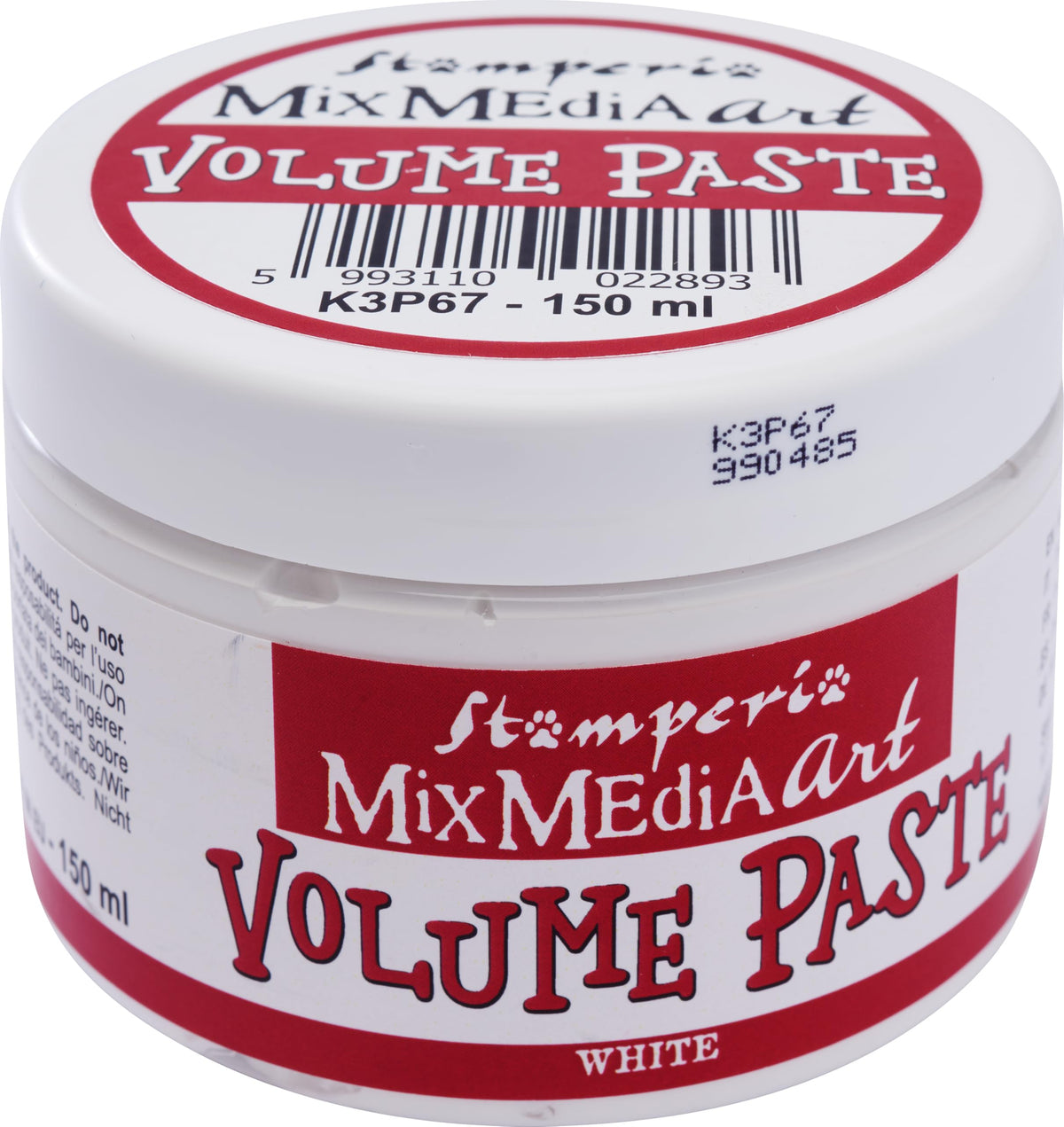 Stamperia Sculpting Material, 150ml, White