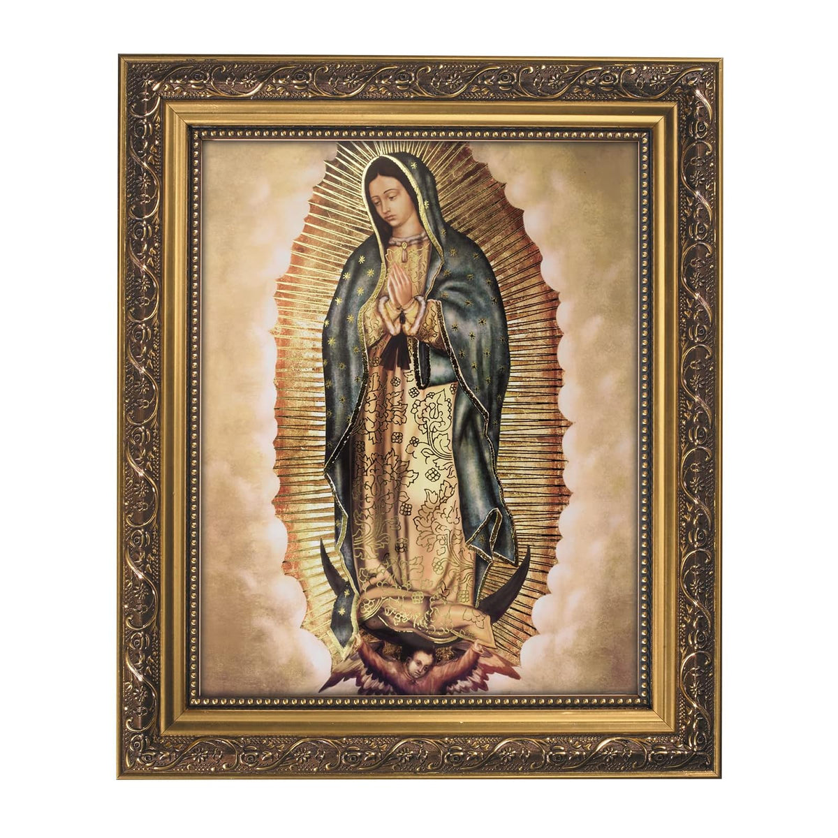 Christian Brands Wall Art, 13"L x 11"W, Our Lady Of Guadalupe