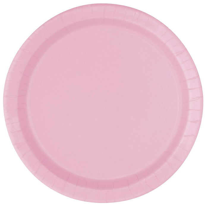 Unique Industries party tableware, 16ct, Light Pink