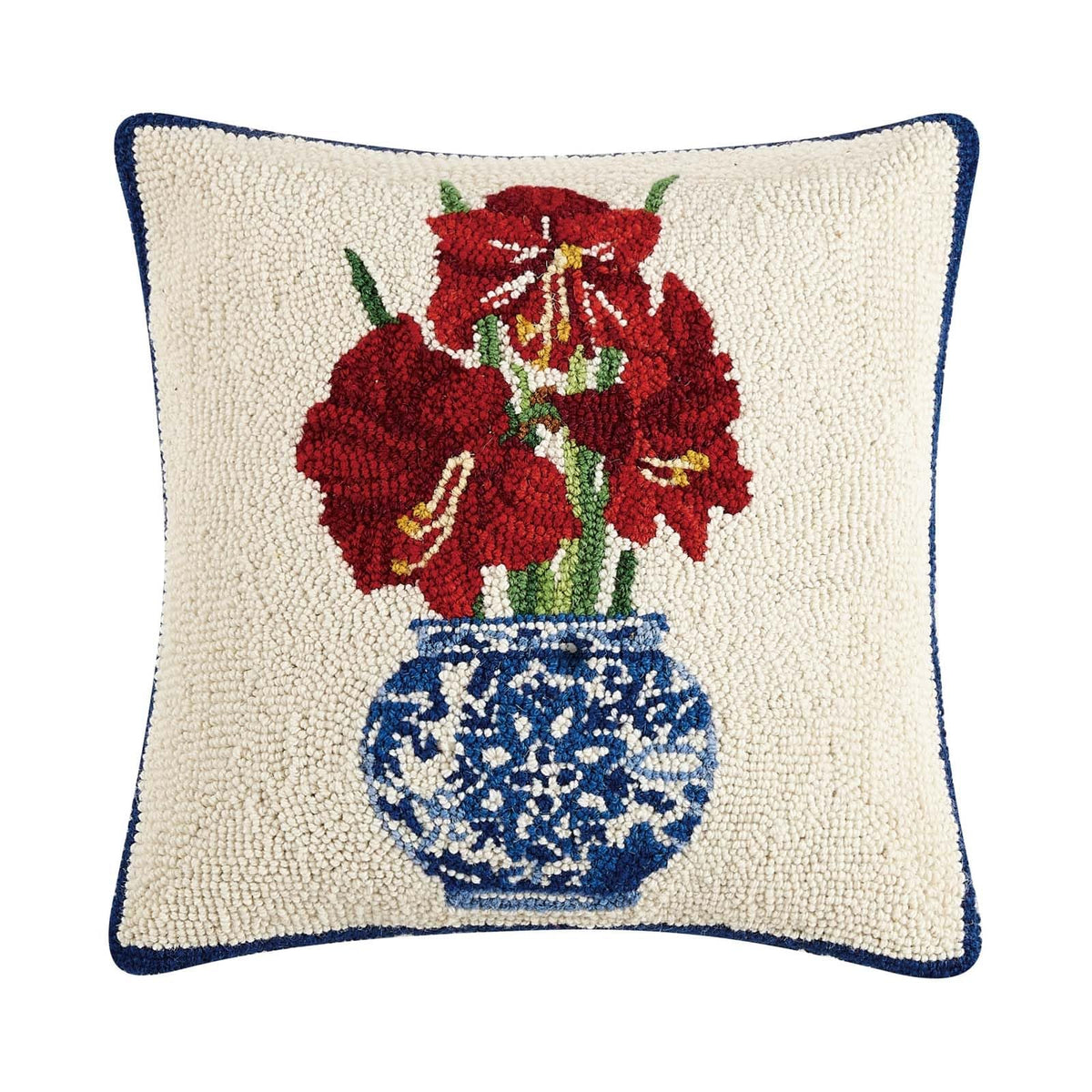 Peking Handicraft Pillow, 16"x16", Multicolor