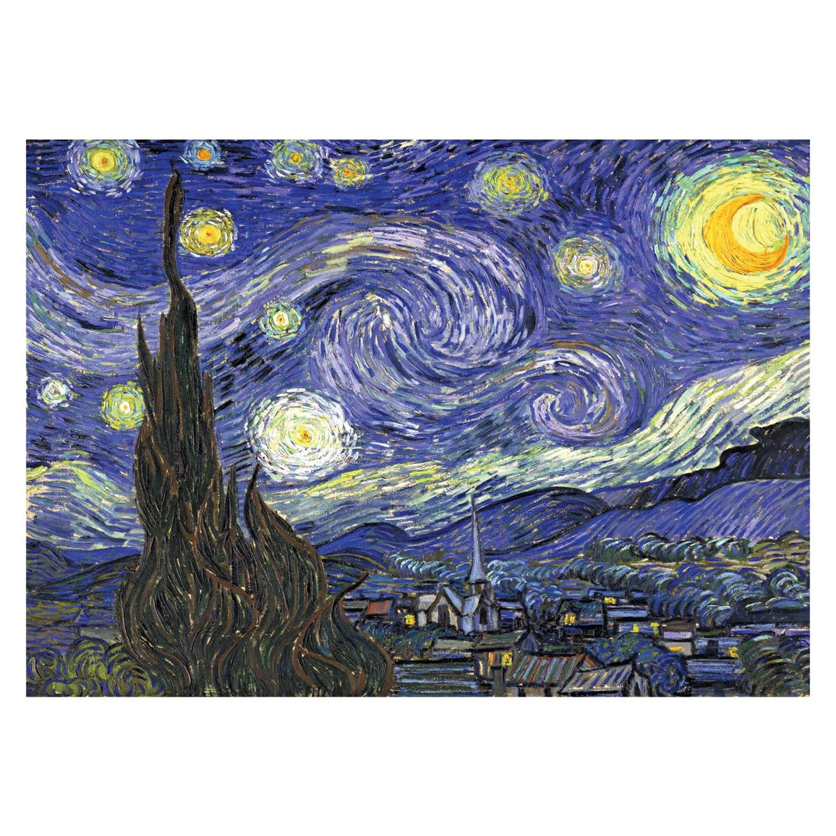 Anatolian Puzzles, 1500 pieces, 33.5x23.6 inches, The Starry Night