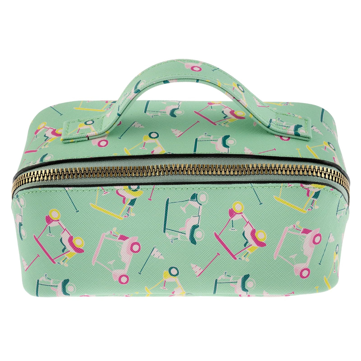 Karma Cosmetic Case, 7"L x 3"W x 3"H, Golf