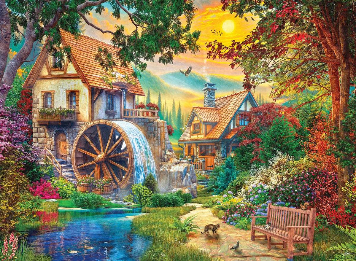 Anatolian Puzzles, 52x37.8 inches, Watermill Sunset