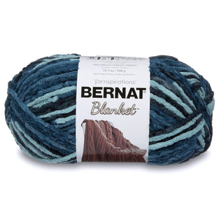 Spinrite Yarns (CA) Bernat Blanket Yarn, Teal Dreams