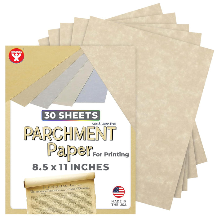 Hygloss Art Media Paper, 30 Sheets, Natural