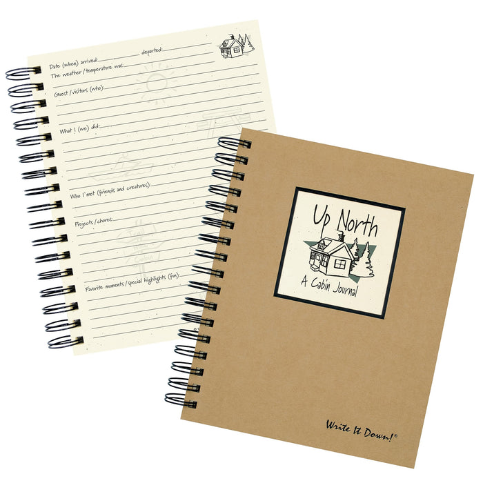 Write it Down Blank Book, Full-size, Kraft Brown