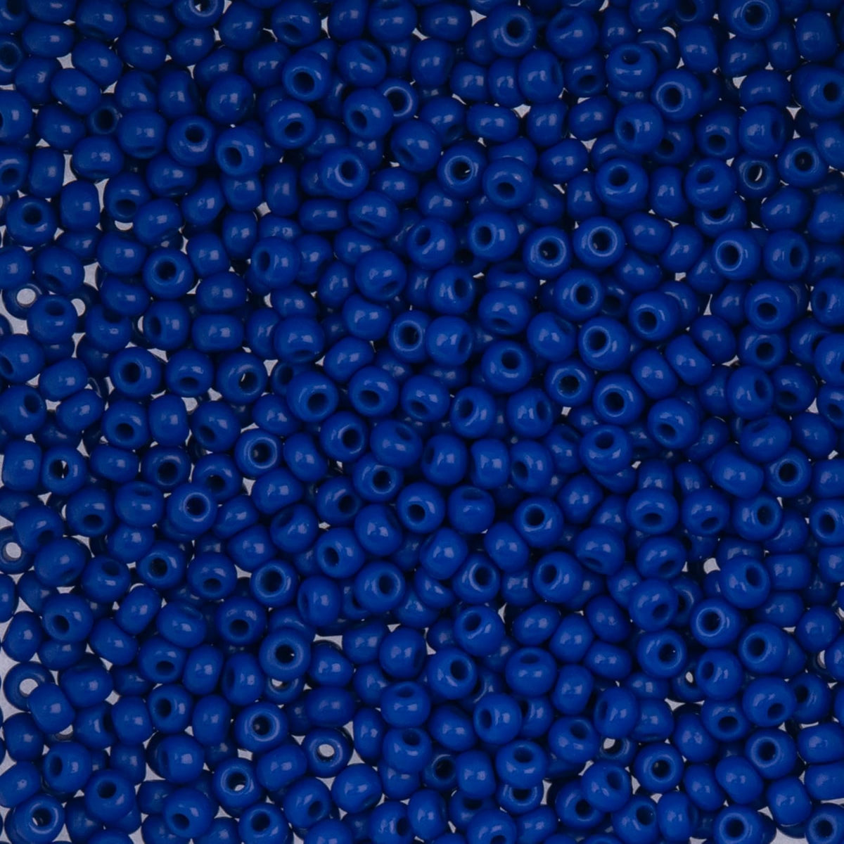 John Bead Craft Bead, 8/0 (3mm), Opaque Medium Royal Blue