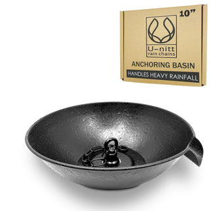 U-nitt Outdoor Living, 10", black rough