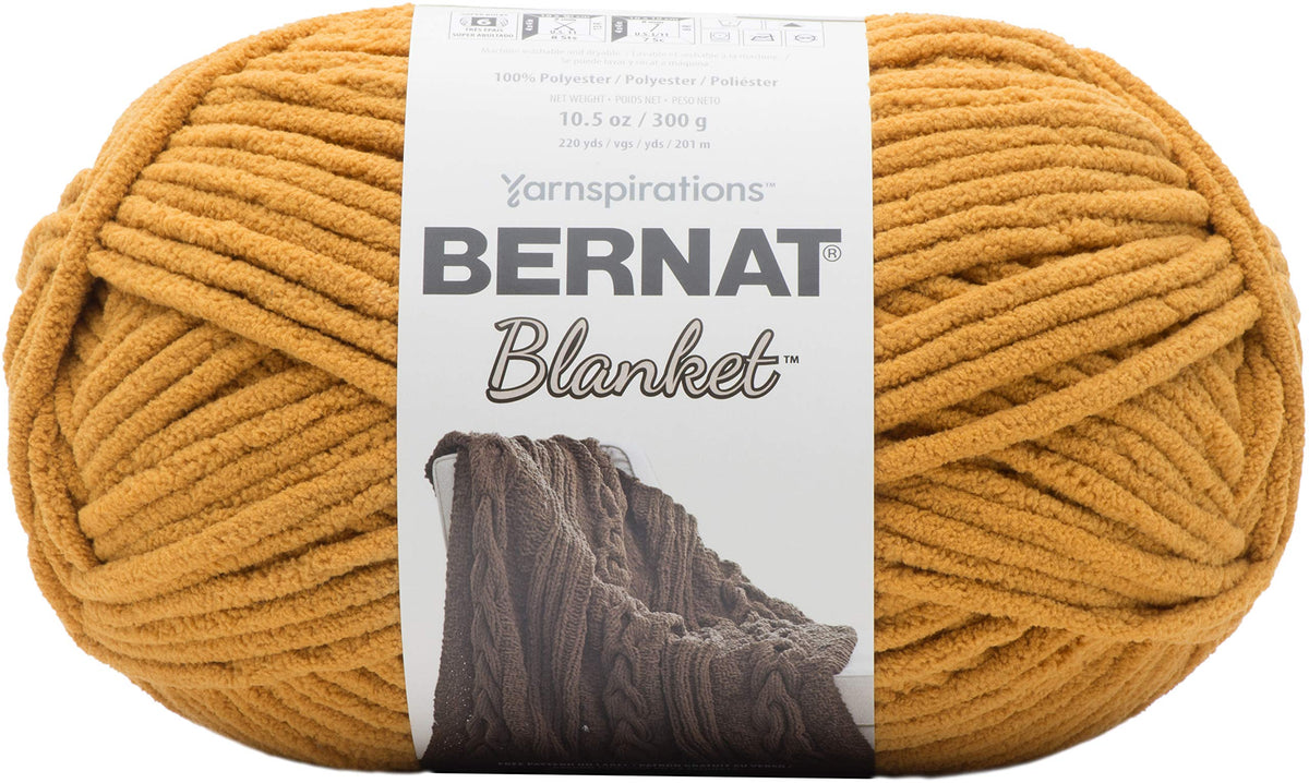 Bernat Yarn, 1 Pack, BURNT MUSTARD