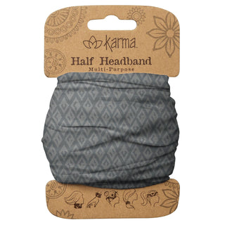 Karma Hairband, 1 Count (Pack of 1), Gray Diamond